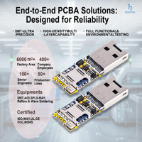 Penyolderan Nitrogen Reflow untuk Perakitan BGA PCBA Presisi dengan Inspeksi SPI dan 3D AOI Manufaktur Elektronik OEM