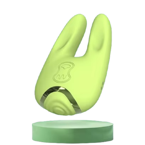CHISA Satyr - Masajeador de Conejo de Silicona Verde Lima de 11 cm, 5 Modos de Golpeteo, 8 de Vibración, IPX6, Recargable Magnético, Juguete para Mujeres con Doble Orgasmo - Product Image 1