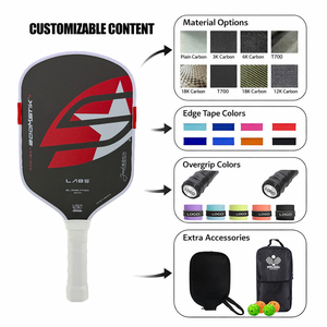 ไม้พายปิงปองคุณภาพสูงมาตรฐาน USAPA ขนาด 16 มม. โฟมรุ่นที่ 5 แกนคาร์บอนไฟเบอร์ T700 แบบกำหนดเองสำหรับเด็ก ขายส่ง - Product Image 6