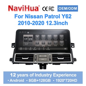 Navihua Hot Sales 12.3'' Android Car Radio Multimedia Carplay <b>Auto</b> GPS Unit for Nissan Armada Patrol Y62 Infiniti QX80 2010 2020 - Product Image 1