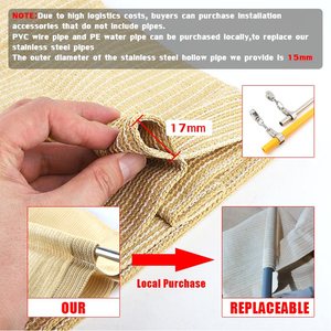 Onda retrattile esterno tenda da sole Gazebo ombrellone telescopico parasole resistente UV parasole da giardino Stretchable sole ombreggiatura tettoia - Product Image 3