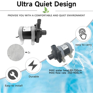 Bomba de Agua de Circulación Sumergible de 750 CC con Envío Gratis, 350-900L/H, Micro Bomba de Agua Sumergible sin Escobillas para Acuario - Product Image 6