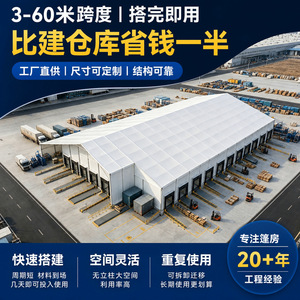 Carpa Maister de Estilo Europeo, Carpa de Almacenamiento Industrial con Estructura de Aluminio de Gran Tamaño, Semi Cerrada y Resistente al Viento - Product Image 5