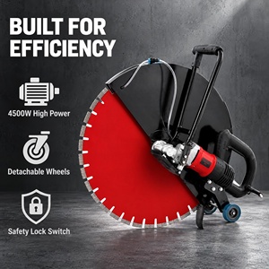 Machine à rainurer et à découper le béton électrique sans balais professionnelle, haute performance, 2300 tr/min, 4500 W - Product Image 1