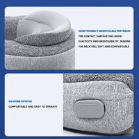 Shiatsu portable mini contrôle intelligent chaleur électronique intelligent cou pétrissage massage cou soulagement ceinture pour douleur au cou avec chaleur