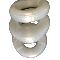 Tuyau gonflable transparent en caoutchouc TPU pour airbag, résistance à haute pression 90 Shore, raccords plats, largeur 10-30mm, service de découpe