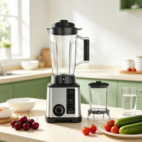 Mixeur multifonction pour la maison, presse-agrumes, broyeur de glace avec gobelet de broyage à sec séparé