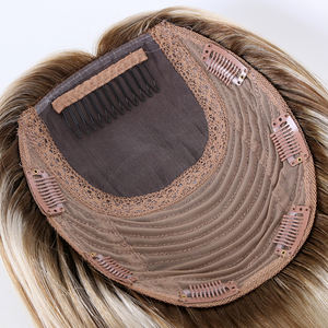 Vendita calda da donna topper base in seta con trama posteriore in risalto colore doppio disegno capelli disegnati - Product Image 4