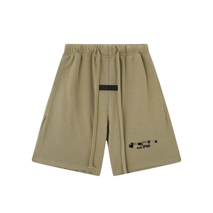 Ensemble T-shirt et short tricoté décontracté respirant pour homme FOG, 260 g/m², en pur coton, avec silicone de détection d'aiguille sans couture - Product Image 4