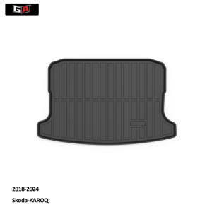 Tapetes de <span class=keywords><strong>Maletero</strong></span> de Coche 3D de TPE Personalizados de Alta Calidad para Skoda <span class=keywords><strong>KAROQ</strong></span>, Forro de Carga, Tapete de <span class=keywords><strong>Maletero</strong></span> para Todo Clima - Product Image 1