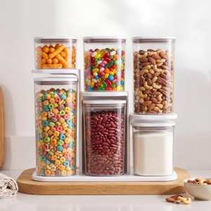 Wholesale Pop up Airtight Cereal Food <b>Storage</b> <b>Containers</b> BPA-Free with Lids for Grain Rice Snacks Jars Kitchen Organizer - Product Image 4