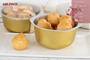 Taza <span class=keywords><strong>de</strong></span> papel <span class=keywords><strong>de</strong></span> aluminio desechable para horno, panadería, magdalenas, queso, pastel, taza, curry, arroz, sopa, tazón, pastel, Pan, Salman, atún, contenedor con tapa para mascotas - Product Image 5
