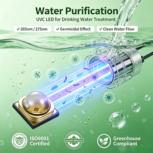 Diode LED UVC 3-5W 3535 265nm 275nm, boîtier en céramique smd pour la purification de l'eau et de l'air, équipement de stérilisation et de désinfection des surfaces - Product Image 5
