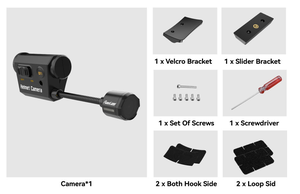 Caméra de casque RunCam, caméra d'action pliable 1080P avec 7 heures d'enregistrement et contrôle par application - Product Image 3
