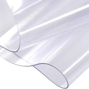 Tapis de protection de sol moderne en PVC pour chaise de bureau à domicile, antidérapant, transparent, pour sols durs en bois, design lavable pour salle de bain - Product Image 2