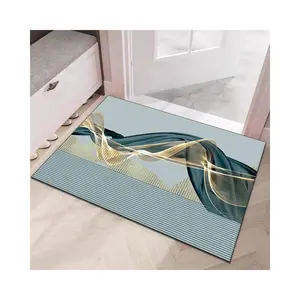 Eco-friendly Bathroom Water Absorbent Rug Set Rubber Door Mats Diatom Mud Floor Mat Kitchen Carpet Anti Slip Diatomite Bath Mat