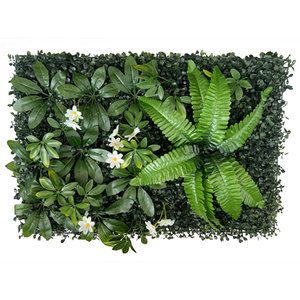 <span class=keywords><strong>Gazon</strong></span> artificiel d'intérieur durable et écologique, imperméable, clôture synthétique, feuillage <span class=keywords><strong>pour</strong></span> la décoration de jardin à domicile, mur vert décoratif - Product Image 2