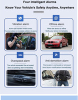 Traceur GPS OBD2 CAT4 en temps réel 2G 4G avec applications PC/Android/iOS, stockage de données sur carte SD, détection ACC, géolocalisation, autonomie de 24 à 48h, garantie 1 an