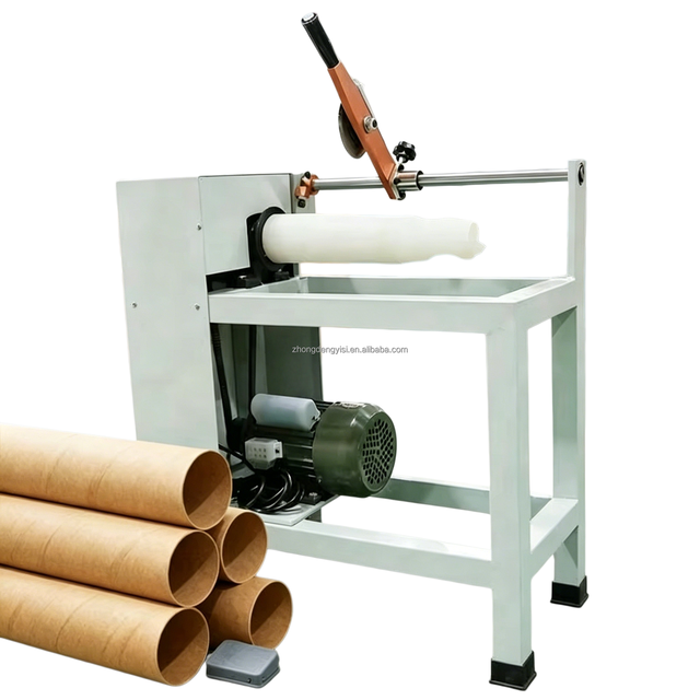 Automatic Manual Paper Cardboard Core Tube Cutting Cutter Machine Paper Tube Core Cutting Slitting Machine