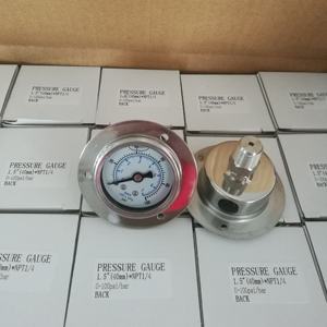 <span class=keywords><strong>40</strong></span> <span class=keywords><strong>mm</strong></span> स्टेनलेस स्टील पैनल घुड़सवार दबाव नापने का यंत्र - Product Image 5