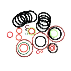 Silicone Custom Design Molded Rubber Gasket Colorful Black Red Blue Orange Silicone Rubber O Ring Seals O Rings