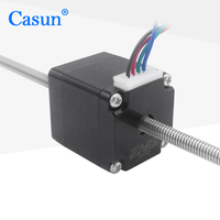 20x20x38mm pas cher prix non captif Mini linéaire 0.6A vis sans fin Tr3.5x4 NEMA 8 moteur pas à pas NEMA8 Micro moteur pas à pas linéaire