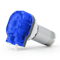 Pompe péristaltique de dosage de boissons de qualité alimentaire 24v Dc, 95-540ml/min, pompe péristaltique miniature pour la distribution de soda, de jus et d'eau, usine