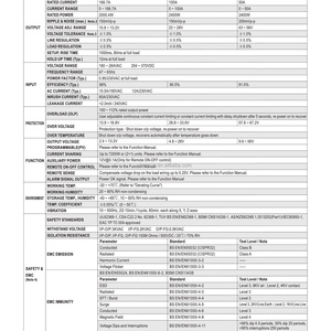 Fuente de Alimentación Conmutada Meanwell RSP-2400-24 de 2400W, 24V CC, con PFC y Ventilador CC - Product Image 4