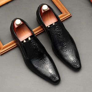 Zapatos de vestir de cuero Oxford de alta gama para hombre, con cordones, para negocios, formales, al por mayor. - Product Image 5