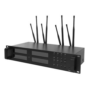 Émetteur de poche UHF V 8-CH avec entrée Mini XLR et triple silencieux pour les représentations théâtrales Microphone de poche - Product Image 3