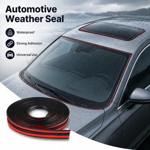 <span class=keywords><strong>Bande</strong></span> d'étanchéité personnalisée en EPDM pour portières <span class=keywords><strong>de</strong></span> voiture, <span class=keywords><strong>pare</strong></span>-<span class=keywords><strong>brise</strong></span>, toit ouvrant, isolation phonique, <span class=keywords><strong>bande</strong></span> adhésive d'étanchéité - Product Image 2