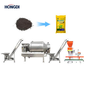 Línea de Producción Química Automática, Mezcladora de Tambor Rotatorio, Máquina de Envasado de Plástico, Fertilizante Industrial, Mortero Seco, 380V 170L - Product Image 1