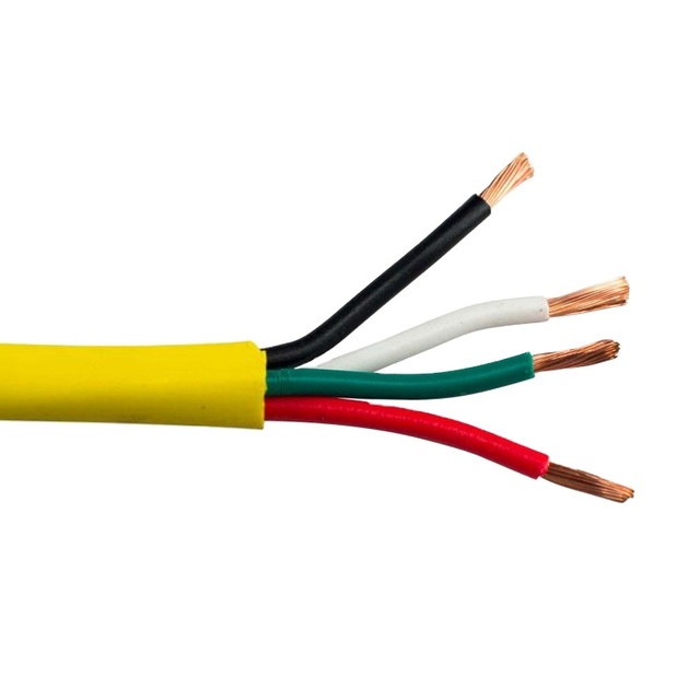 Pro Grade 2 4 Core 12 14 16 AWG Stranded Bare Copper Audio Speaker Cable 1000FT High Quality Flexible Friction Resistant PVC