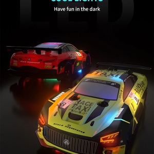 Coche de Derrape RC SJY-Q165, Escala 1:18, Resina y Metal, Neumáticos de Carreras 4WD, Modificable, Control Remoto 2.4G, Alcance de 40m, Juguete con Luces para Niños - Product Image 4