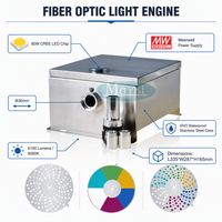 Illuminateur de piscine étanche à fibre optique, moteur de source lumineuse LED scintillante à fibre optique, éclairage étoilé pour piscine à fibre optique