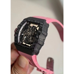 Limited Edition 3502 Luxury Fashion Skeleton Carbon Fiber Tourbillon <b>Automatic</b> Mechanical Watch, Suitable for Men and Women - Product Image 5