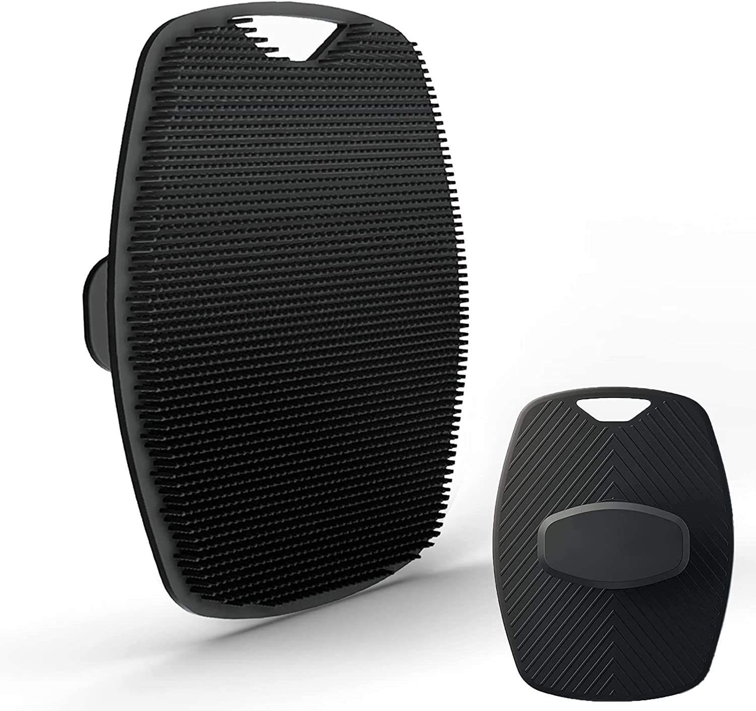 silicone body scrubber  black