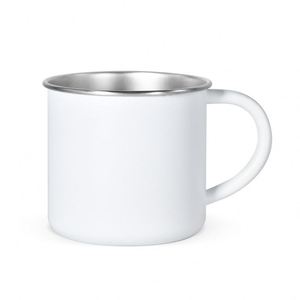 Taza de Agua Personalizada con Logotipo, 400 ml, al por Mayor, de Acero Inoxidable 304, de Una Sola Capa, Portátil, Simple, para Oficina, con Asa - Product Image 1