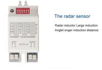 Capteur de mouvement et de position radar micro-ondes 5,8 GHz Geagood, à montage interne ou en surface, interrupteur AC100-240V, sortie 10A