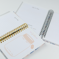 Planificateur 2026 impression couleur couverture rigide reliure spirale planificateur et carnets de notes impression pour étudiant école bureau Agenda