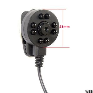 Ahd Color <b>Micro</b> <b>Camera</b> 3.6mm With Mic And 8 Ir Led For Surveillance - Product Image 2