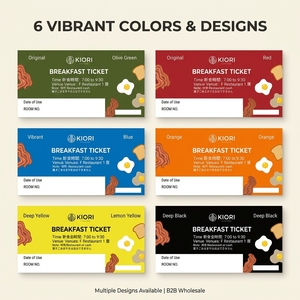 Cartes <span class=keywords><strong>de</strong></span> visite personnalisées <span class=keywords><strong>de</strong></span> haute qualité pour hôtels et restaurants, imprimées offset sur carton, billets <span class=keywords><strong>de</strong></span> buffet petit-déjeuner détachables - Product Image 2
