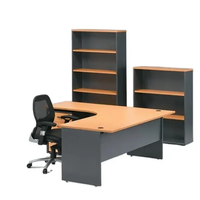 Petite table d'ordinateur moderne avec tiroir, bibliothèque en MDF, bureau du personnel pour la maison, l'école, le salon, la chambre à coucher et l'hôtel.
