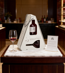 Eco Friendly Kraft Corrugated <strong>Box</strong> Printed Cardboard Wine <strong>Box</strong> with Handle Premium 2 Bottle Wine <strong>Gift</strong> Packaging <strong>Box</strong> - Product Image 6