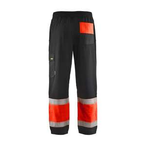 BLAKLADER - 154925269955L Pantalon sweat haute visibilité Noir/Rouge-EAN 7330509620434 HI-VIS WORKWEAR - Product Image 2