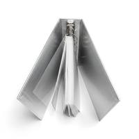Maßgefertigte Buchförmige Hartpapier-Box mit Ringbinder Transparenter Sichtfenster-Deckel Luxuriöse Handgefertigte Spezielle Textur Geschenkbox-Verpackung