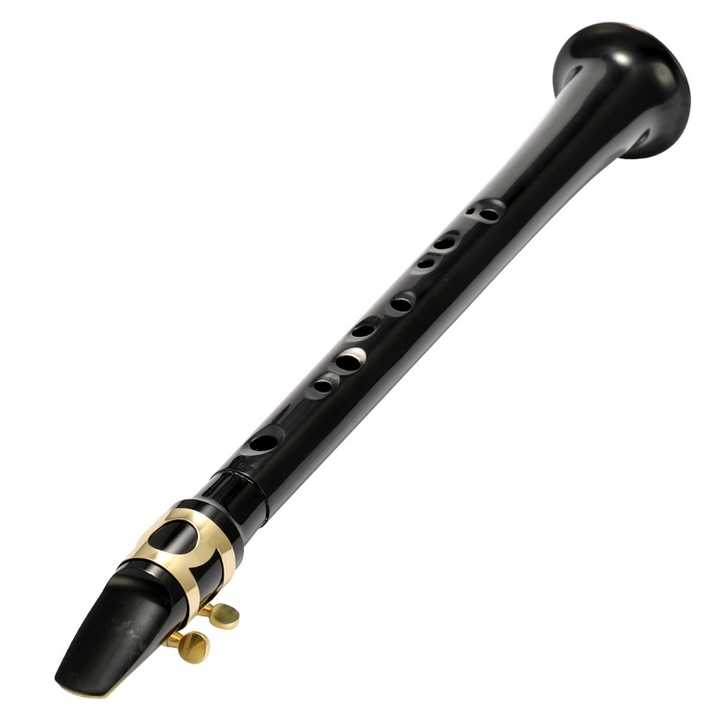Black Pocket Sax Mini Portable Saxophone C-Key Little Saxophone 