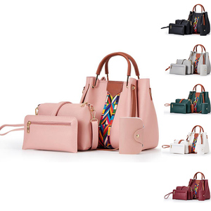 Precio barato de 4 piezas de bolsa-en-Bolsa de gran capacidad de lujo de las <span class=keywords><strong>mujeres</strong></span> de cuero de la PU de hombro bolsos de mano - Product Image 1
