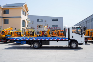 Nouveau prix d'usine de haute qualité fabriqué en Chine 4*2 5 tonnes 150HP camion dépanneuse à plat pour le sauvetage routier et la gestion du trafic - Product Image 4