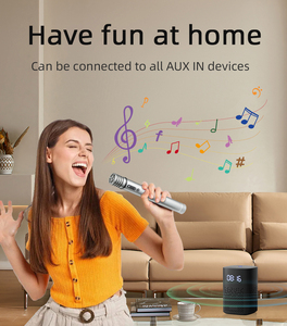 Bqcc Không Dây USB Kết Nối Karaoke Microphone Cầm Tay Reverb Mic Đối Với Trang Chủ KTV Đảng Xe Đài Phát Thanh Stereo Phát Sóng Trực Tiếp Ca Hát - Product Image 4